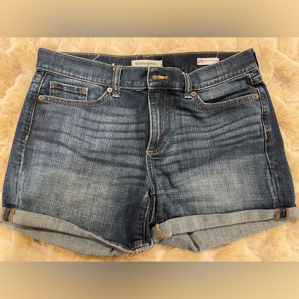 Banana Republic Blue Denim Shorts